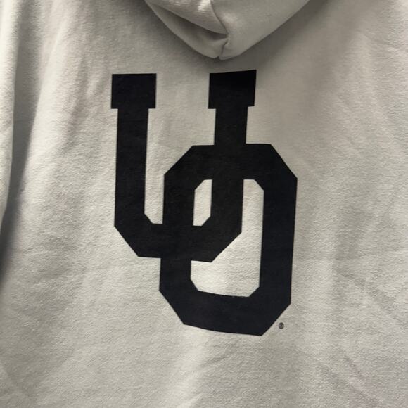 Oregon Ducks Hoodie Mens 2XL Signature Fanatics Super Soft Fleece Pullover Gray - Picture 9 of 10